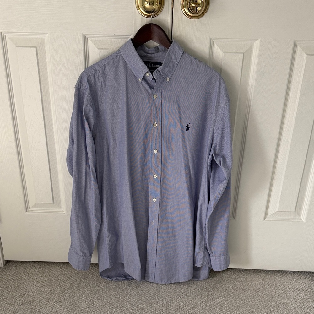 Ralph Lauren men’s vintage Blue Button Down Shirt